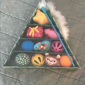 Colorful cat Toy Set